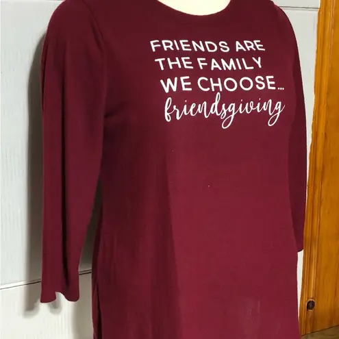 Lane Bryant  18/20 Friendsgiving light sweater in wine. Why wait?