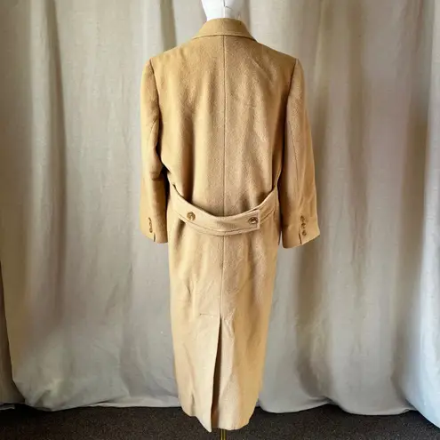 Marvin Richards Vintage 100% Camel Hair Double Breasted Coat Petite 14 Camel