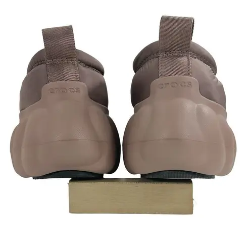 Crocs  Overpuff Shorty Truffle Slip-ons NWT Women’s Size 8 Mens Size 6