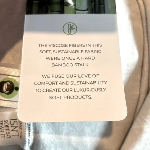 Cariloha Bamboo Sleep Pajama Pants Beige & White Women’s Size XL New with tags! Tan - Image 11