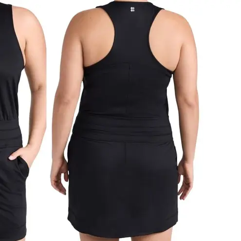 Sweaty Betty  Gaia Yoga Dress Black Size L  Athletic Leisurewear Golf Pickleball