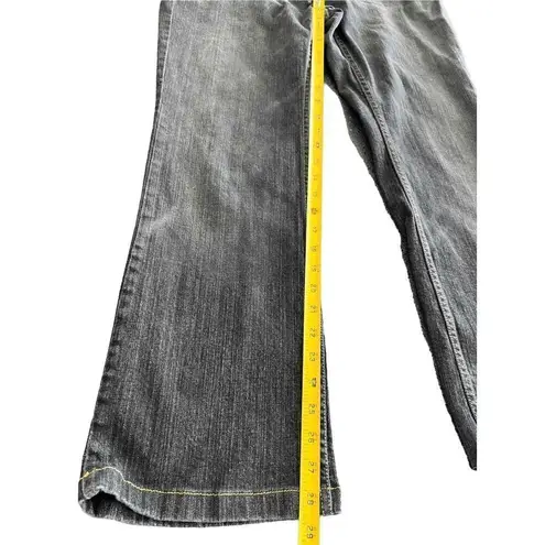 Harley Davidson Boot Cut Jeans in Black Size 12 Long Gray