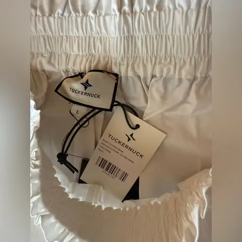 Tuckernuck Alex White Embroidered Shorts Size L NWT Cotton High Waist Boho Chic Size L