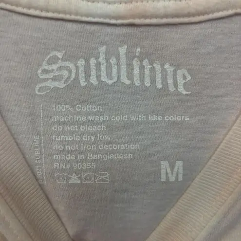 Sublime 40 oz to Freedom Celestial Rock Tie Dye Womens Top M