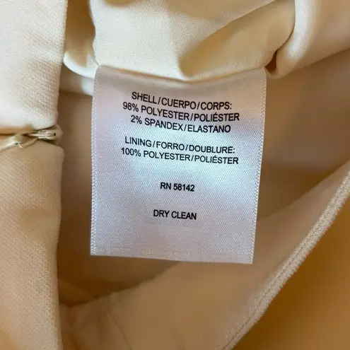 Gal Meets Glam Cream Jumpsuit Pantsuit Womens Size 4 New With Tags