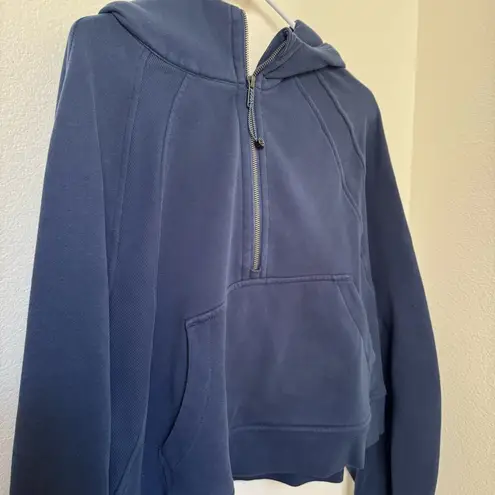 Lululemon  Scuba Oversized Half Zip Hoodie Mineral Blue