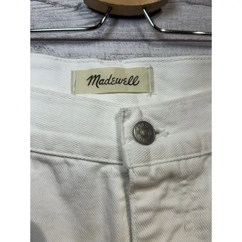 Madewell  Relaxed Denim Shorts Tile White Size W 31