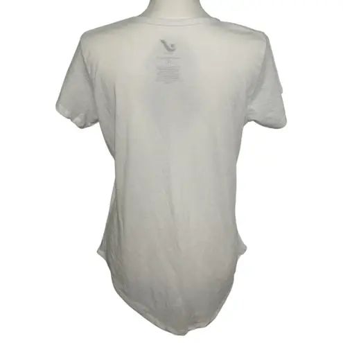 Jantzen St Patrick’s Day Irish Flamingos Novelty Print White Tshirt NWOT