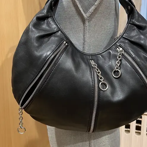 Desmo Leather handbag Black