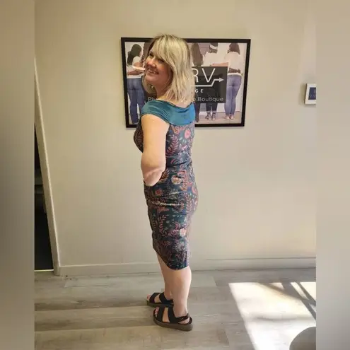 RARE Averie Halley Off Shoulder Wiggle Dress