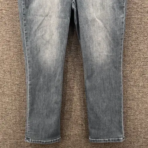 Democracy Womens Jeans Size 16 AB Solution Jeans Elastic Waist Slim Leg Denim