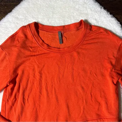 Vimmia Revolve Orange Asymmetrical Hem Sweatshirt