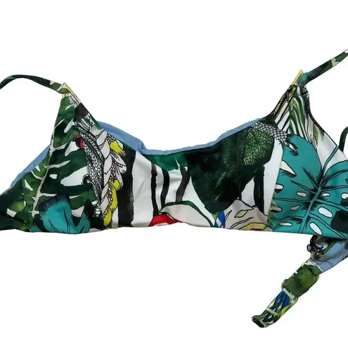 Christian LaCroix Swiminista x Play Top in Jardin Exo Chic Print Medium New