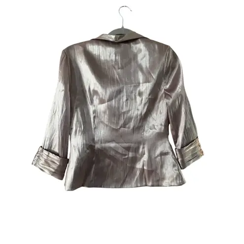 Joseph Ribkoff Women's Gold Shimmer Blazer Size 8