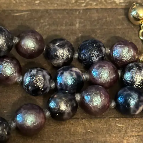 Joan Rivers multicolor glass bead necklace