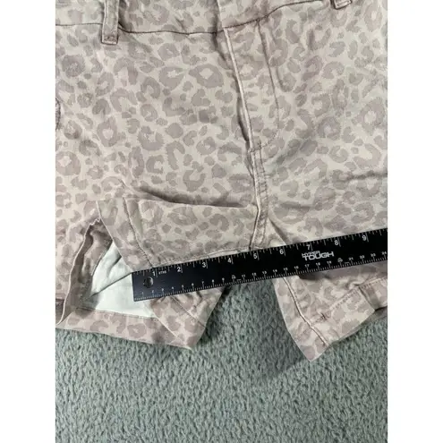 Kut From The Kloth Kut‎ From The Kloth Trouser Shorts Women 8 Pink Cheetah Print High Rise