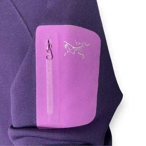 Arcteryx Arc’teryx Women’s Purple Fleece Quarter-Zip Pullover, Large