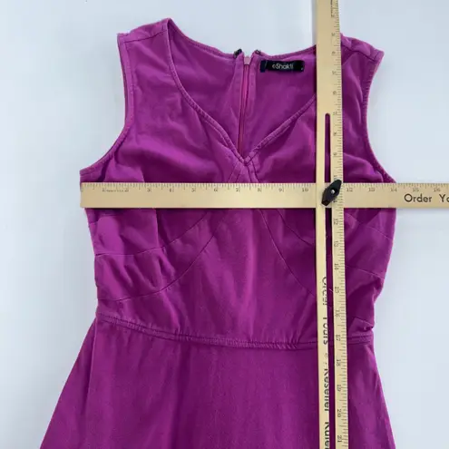 Eshakti Dress Womens 4 Sleeveless Fit Flare Knee Length Pockets Casual Workwear