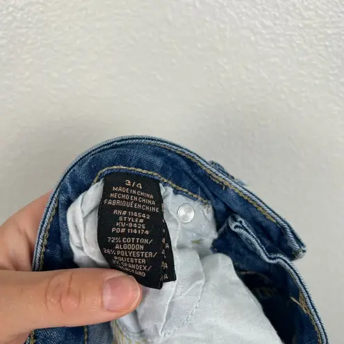 Dollhouse Women's Bermuda Cut Off shorts Blue Sz 4