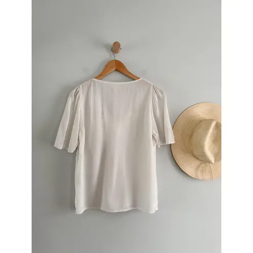 Sézane | Sezane | Minara Blouse in Ecru | Sz 38 / US 6