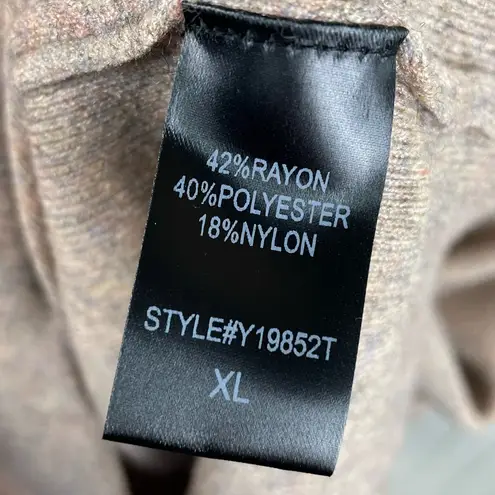 Pomander Place Hazelwood Vivianne Mini Sweater Dress Size XL Tuckernuck Fall Tan