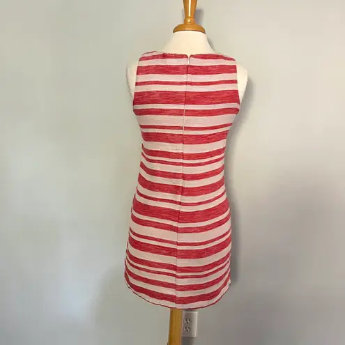 Cupcakes and Cashmere Athena Red White Striped Sleeveless Dress