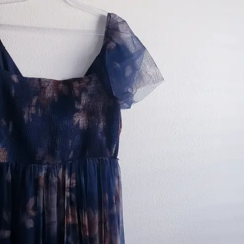 Baltic Born Nicola Tulle Maxi Dress Short Sleeve New Without Tags