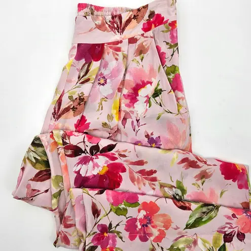 Yumi Kim Jodie Pant in Pink Lady Fits Size Small Floral Wide Leg