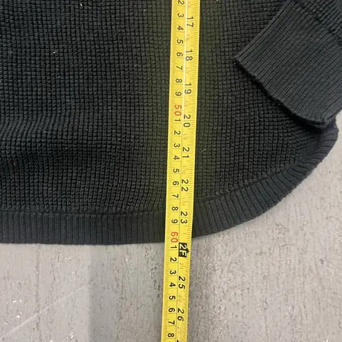 Ralph Lauren Lauren  Women's‎ Hoodie Pullover Sweater Knit Size Large Black