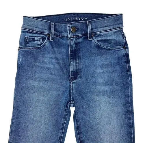 Mott & Bow Moore High Rise Skinny Jeans Women’s Size 25x28 Blue