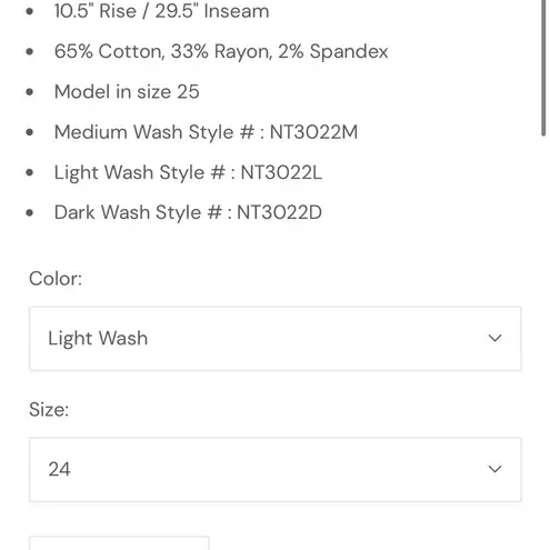 Nature Denim High Rise Ankle Skinny Jeans