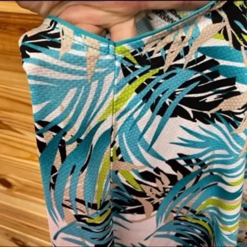 Sport Haley tropical golf tennis skirt skort shirt medium large SET White