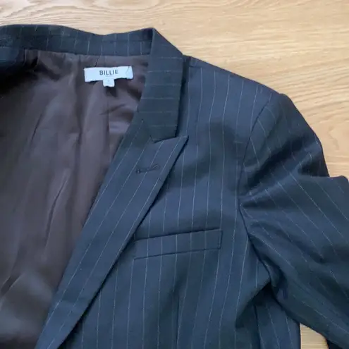 Billie The Label Diana Pin Stripe Blazer Black S