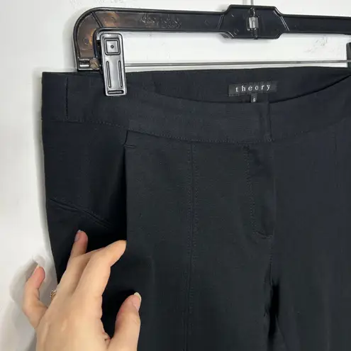 Theory  Black Pants Womens 6 Professional Office Event Corporate Work Trousers