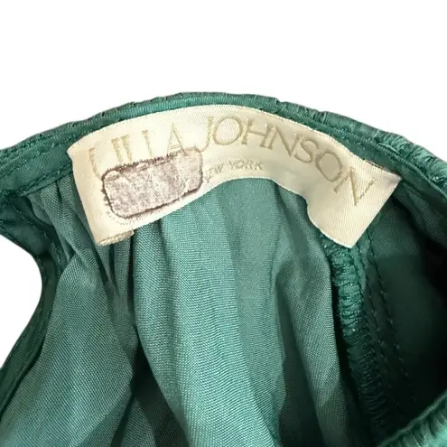 Ulla Johnson  Aidy Long Sleeve Blouse in Green, Size US 12