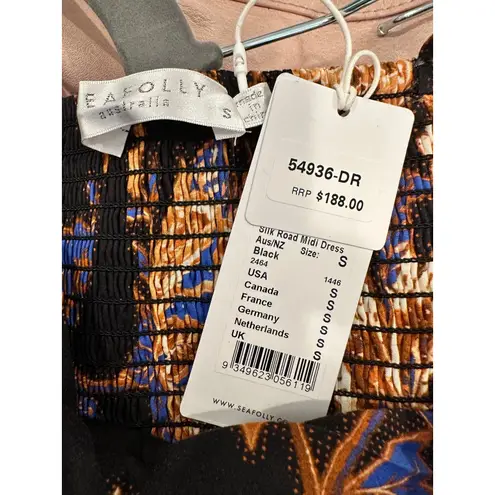 Seafolly Silk Road Paisley Cotton Midi Dress - Multi S