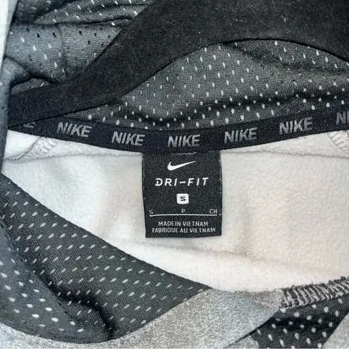 Nike  Dri-fit Short Sleeve Grey Hoodie Sz S
