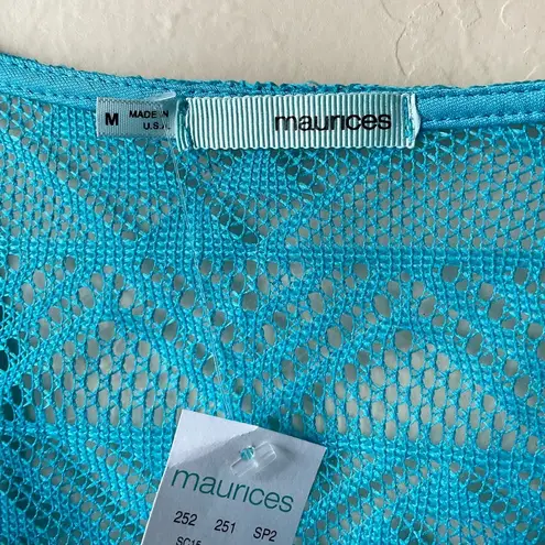 Maurice's 🆕 Maurice’s Teal Swimsuit Cover Tank Top | M