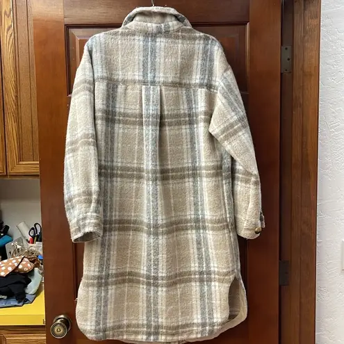 Forever 21  long flannel Shacket