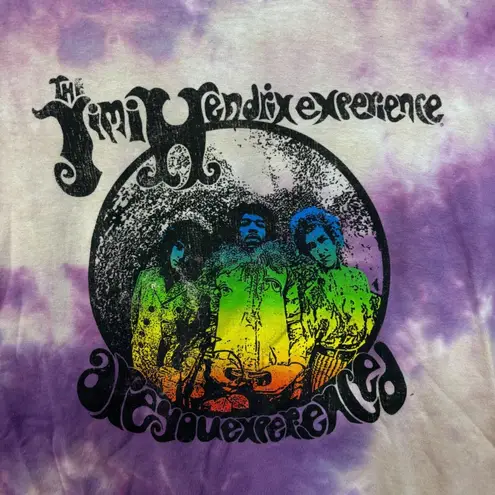 Jimi Hendrix Experience Women’s Tie-Dye Rock T-shirt size Large
