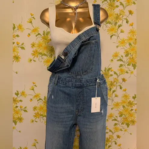 Cello NWT  Jeans Women's Juniors Classic Baggy Overalls size M