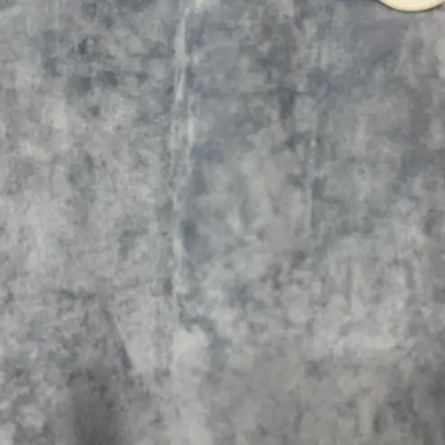 Bishop and Young TWILIGHT BLUE EXPOSED ZIP MINI SKIRT SMALL