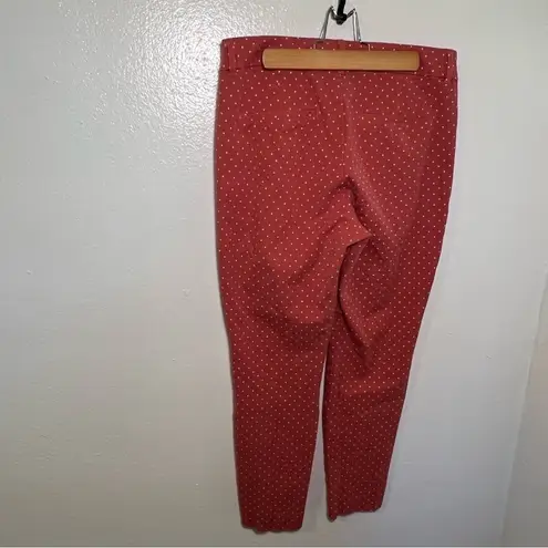 Old Navy  Pixie High Rise Ankle Pant Gooseberry Polka Dot - Image 4