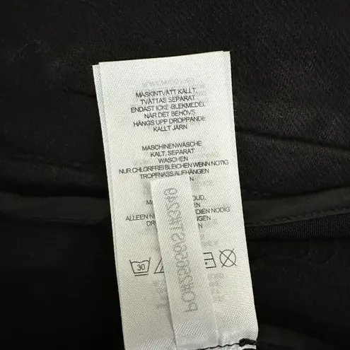 Lysse ’New York black denim Andi jacket with fur trim Large NWT $158