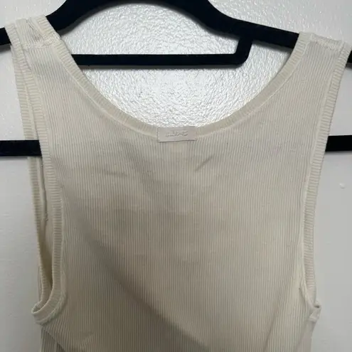 SKIMS Waffle Hoodie and Cotton Rib Tank Set