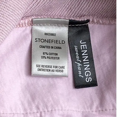 STONEFIELD Jennings Distressed PINK Activewear Pockets Sweatpants ~ MEDIUM (?)