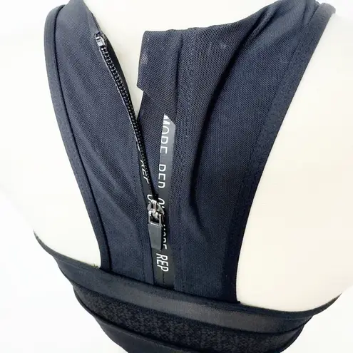 Zyia Black Flower All Star Sports Bra S