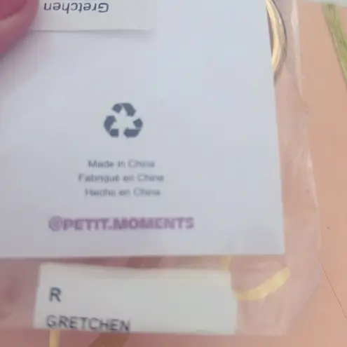 Petit Moments Gretchen gold hoop earrings NWT revolve purchased