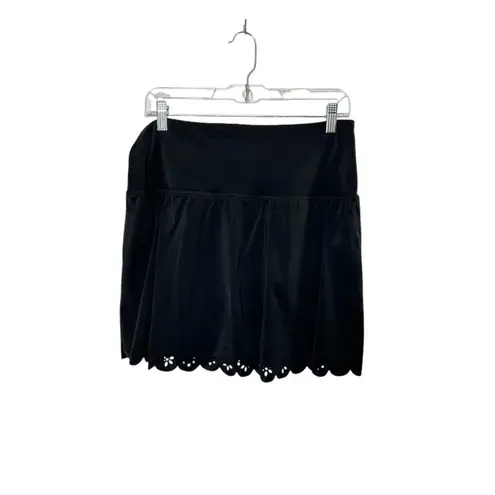 Active Spirit Water Fitness Black Techkini Daisy Chain Swim Skirt Women's 10 NEW