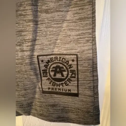 American Fighter x Affliction Brookview Women's Grey, Black, & Red Tee Size XS